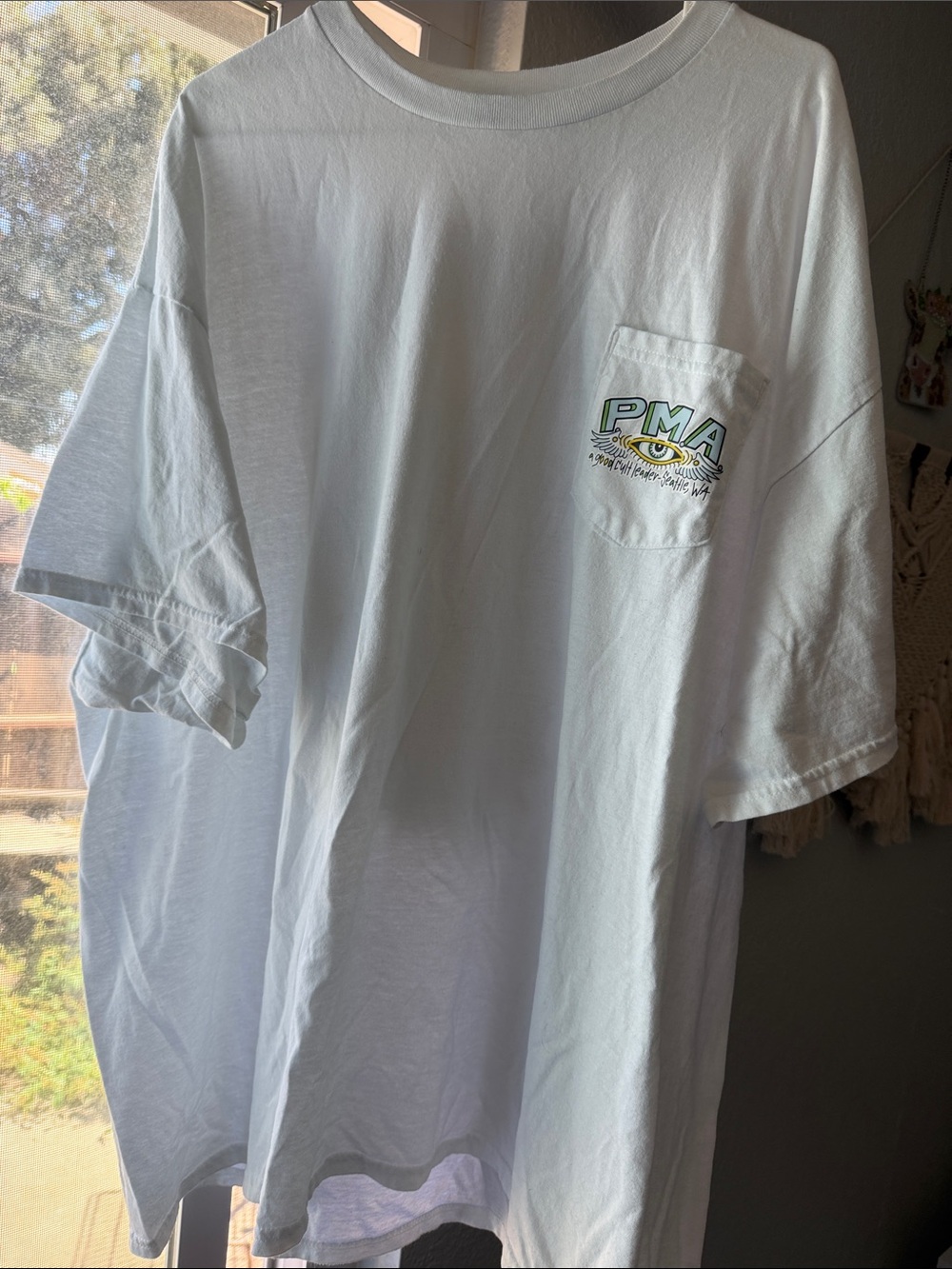 White Short-Sleeve Pocket T-Shirt